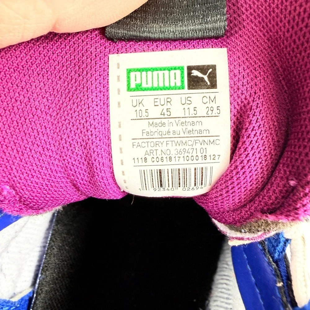 Puma Thunder Spectra Sneakers Blue Black Pink Mens Size 10 Low Top Chunky Shoes